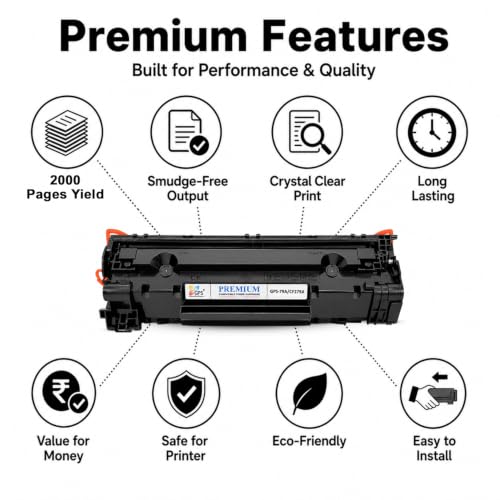 Image of GPS Colour Your Dreams 79A /CF279A Black Toner Cartridge for HP Laserjet Pro M12a, M12w, HP Laserjet Pro MFP M26A, M26NW, Laserjet Pro M12A, HP Laser Jet M12 (1 pcs)