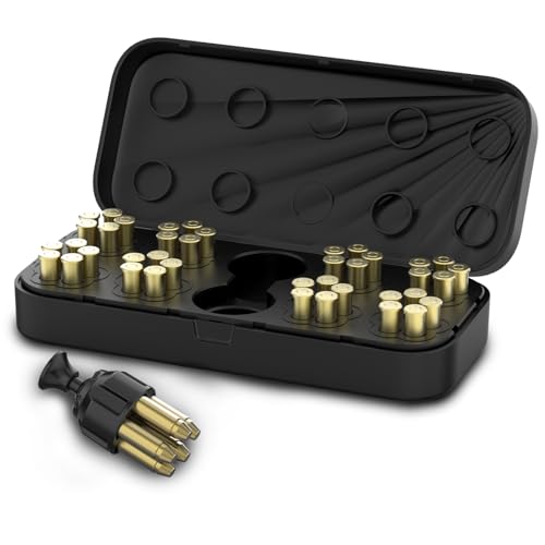 5-Shot Revolver Speedloader for .38 Spl/.357 Mag, Compatible for S&W 36, 37, 38, 40, 42,49, 60, 340, 360/ Charter Arms/Taurus 85, 605, 651, 851/ Rossi 68/ Ruger SP101 (Speed Loader+Block, 1)