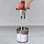 2800W Electric Concrete Mixer Double Pole Mortar Mixer Handheld Mud Mixer for Mixing Cement Mortar Paint, 6 Gears Speed (Red)