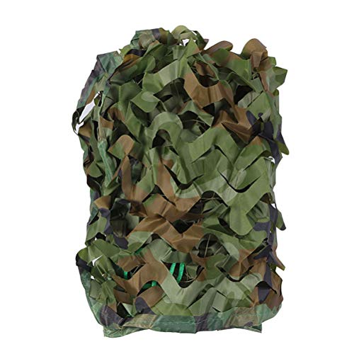 Malla de camuflaje militar resistente con protección solar para sombra exterior 2x6m