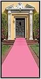 Beistle Carpet Runner, 24in by 15 ft, Pink