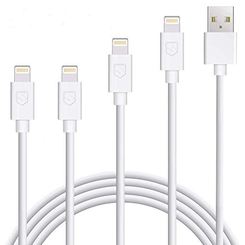 Tech Deals 🔥 iPhone Charger, 4 Pack 3ft/3ft/6ft/10ft Lightning Cable iPhone Charging Syncing Cord Charger Cable Compatible iPhone 12 X XR 8 8Plus 7 7Plus 6s 6sPlus 6 6Plus SE More