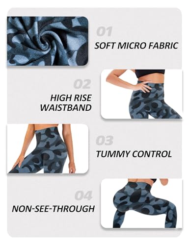 Image of ZOOSIXX High Waisted Leggings for Women Tummy Control Soft Workout Lounge Gym Pants