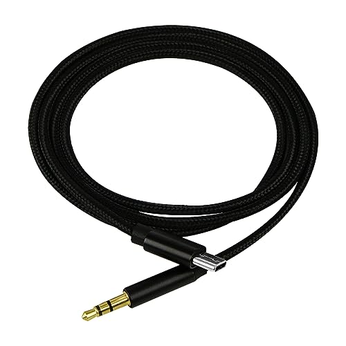 Linkidea Audio Cable for Car Stereo, Speaker, Headphone Sony WH-1000XM6/1000XM5/1000XM4, Samsung Galaxy S21/S20, Pixel 4/3 XL, Type C Male to 3.5mm Male Jack Adapter (3.3 ft / 2 Pack)