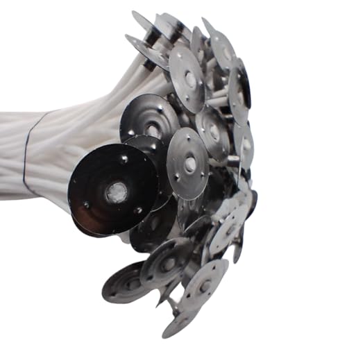 Pavio Para Velas 100% de Algodão de 3mm Parafinado - 100 Unidades Velas Aromatica Decorativa Perfuma