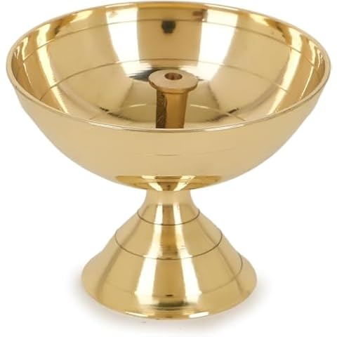 Handmade Brass Indian Oil Lamp for Rituals Cover