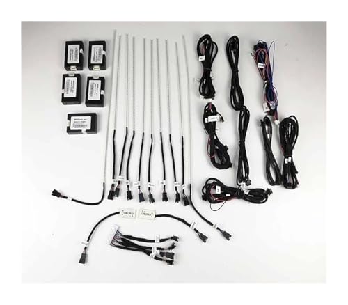 10 Colors Inter Door Ambient Light Ambient Light LCD Panel Screen Control Compatible with Range Rover Evoque 2018-2020