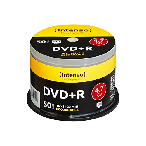 Intenso 4111155   Pack de 50 DVD+R, 16x, 4.7 GB