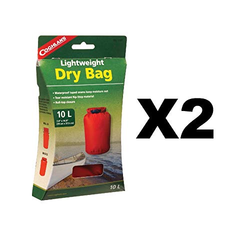 Coghlans 1107 10 Litre Lightweight Red Dry Bag