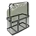 Jerry Can Mounting Holder 5 Gallon 20 Liter Tank Mounting Rack Right Side Lock Lid Bracket Lockable Jerry Gas Tank Holder Rack Frame by Amebee for 20L Tank Holder (Deep Green)