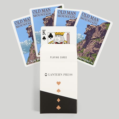 Juego de Cartas Poker New Hampshire Old Man of Mountain miniatura 6