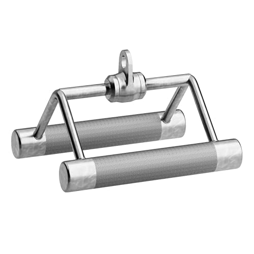 ScSPORTS® Griffe für Gym - Ergonomisch, bis 200 kg Belastbar, Gerändelte Grifffläche, Stahl, Verchromt - Parallelgriff, Kabelzuggriff, Rudergriff, Kabelzug, Latzug (Parallelgriff mit Gelenk) ScSPORTS® Griffe für Gym - Ergonomisch, bis 200 kg Belastbar, Gerändelte Grifffläche, Stahl, Verchromt - Parallelgriff, Kabelzuggriff, Rudergriff, Kabelzug, Latzug (Parallelgriff mit Gelenk)