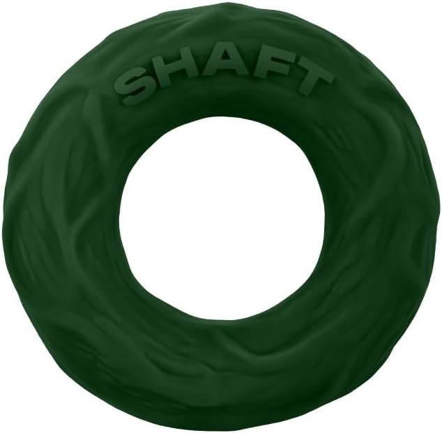 Model R 100% Liquid Silicone Cock Ring for Pleasure & Performance Boost - Skin-Like Textured Penis Ring Sex Toy for Men & Couples - 0.9" (23mm) Inner Diameter - Adult Sex Toys (Gray, Medium)
