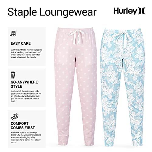 Hurley Womens 2 Pack Pajama Pants, Cute Super Soft Sleep Joggers #TOP4