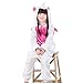 Produktbild TAGVO Kinder-Pyjama, Flanell, Tiermotiv, für Halloween, Cosplay, Unisex, Pink, 100 cm