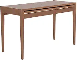 Mesa de Jantar Retrátil/Extensível em Madeira e MDF Pina Oppa Design - Amêndoa