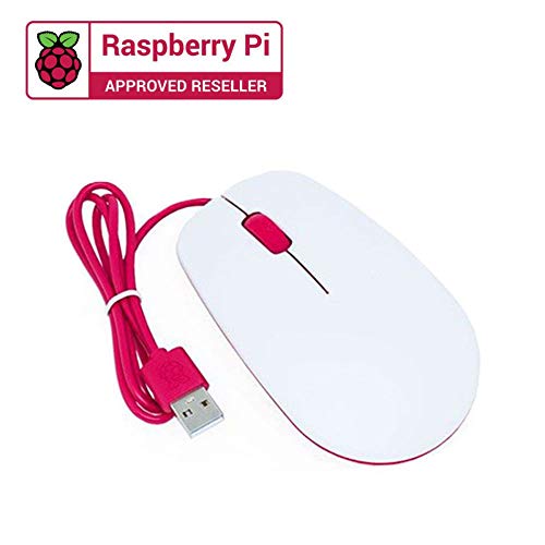 Image of Official Raspberry Pi Mouse | Optical USB Mouse, 3-Button Design, Comfortable Ergonomic Grip, Compatible with All Raspberry Pi Models & Desktop Computers