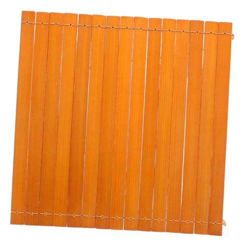 AGFELO 復古手織り竹製掛け軸 書道練習用空巻物 和風装飾用紙 結婚式招待状や写真小道具に 伝統文化イベント用アート カーキ色