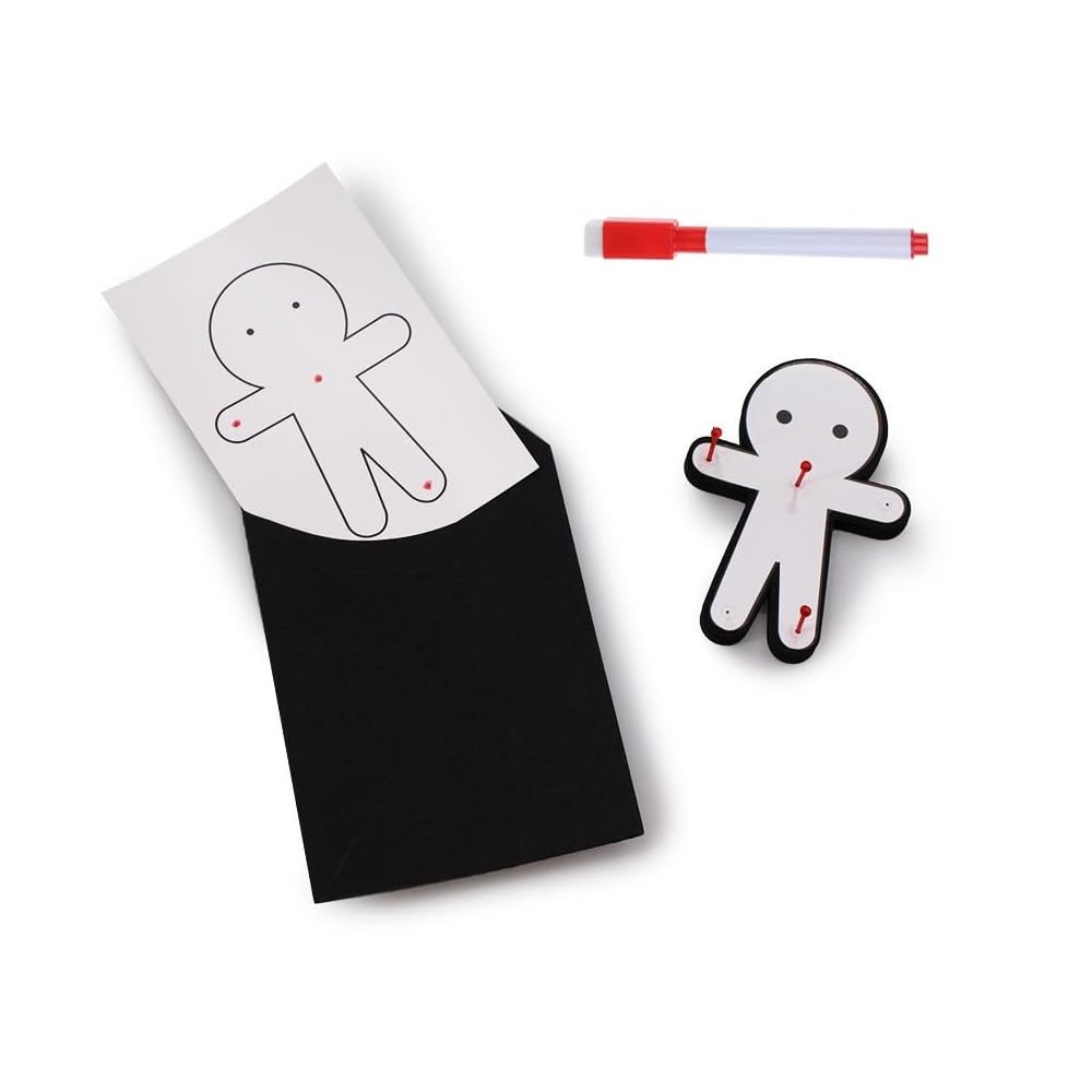 MilesMagic Magician's Voodoo Prediction Gimmick | Mind Reading Pins Marked on Voodoo | Real Choice Revealing Close Up Mentalism Street or Stage Magic Trick