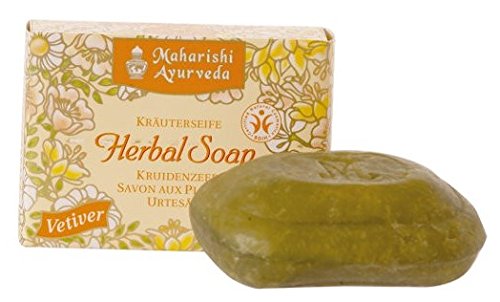 Preisvergleich Produktbild Maharishi Ayurveda Vetiver Kräuterseife, 100g, rein pflanzlich, naturrein