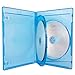 AcePlus 25 Premium Blu-ray Replacement Triple Cases in 12mm Standard Thickness for 3 Discs with Screen Printed Logo and Clear Wrap Around Sleeve