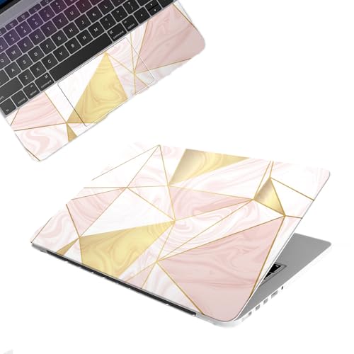 Image of Galaxsia Pattern D4 Top+Wrist Pad Vinyl Laptop Skin /Sticker /Cover Upto 15.6 Inches Laptops Laminated-Removable-HD Quality Compatible for Hp-Dell-Sony-Lenovo-Asus etc.(15x10 Inches)