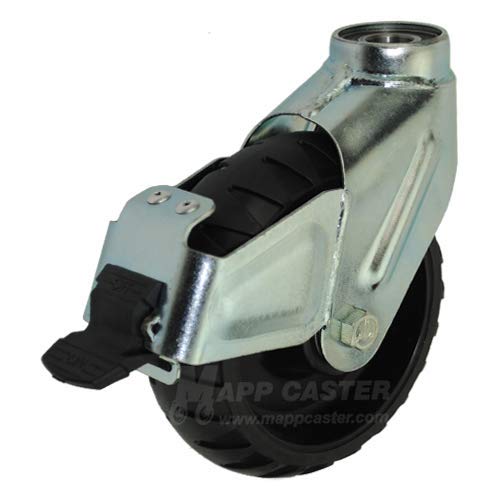 Stryker Stretcher 6" x 2" Replacement Caster with Brake - Mapp Caster