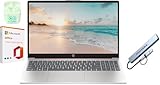 HP 15.6' LED Laptop Computer, 32GB RAM 640GB Storage (128GB UFS+512GB Docking Set), Quad-Cores Intel Pentium, Windows 11 S with 1-Year Microsoft Office 365 Included, PLUSERA Earphones,Scarlet Red