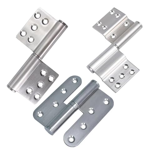 Charnière à double courbure en acier inoxydable pour porte technique droite - 2