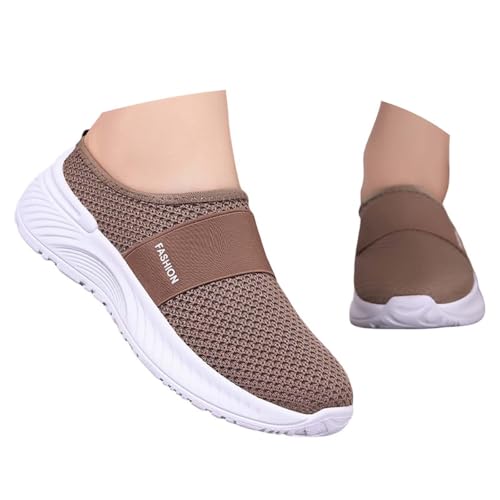 Slip on Walking Shoes Women Lightweight Breathable Mesh Soft Orthopedic Shoes Casual Non Slip Tennis Running Sneakers2