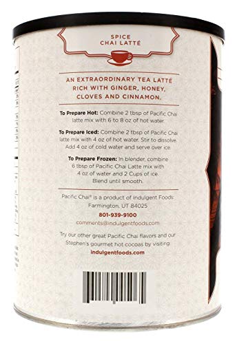 Pacific Chai Spice Chai Latte Powder Mix, Instant Hot, Iced Or Blended Chai Tea Latte, 3 Lb (Pack Of 6) #TOP7