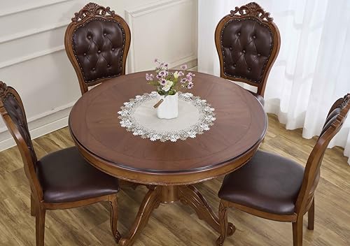 Winotic Natural Lace Doilies Round 23” Lace Placemats Set of 1 by Winotic - Used condition - Image 3