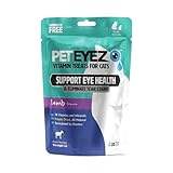 PetEyez Vitamin Treats for Cats - Tear Stain Remover - Eye Health Support - Reduces Itching & Allergies - Lamb Flavor - 1oz -  Pet Eyez