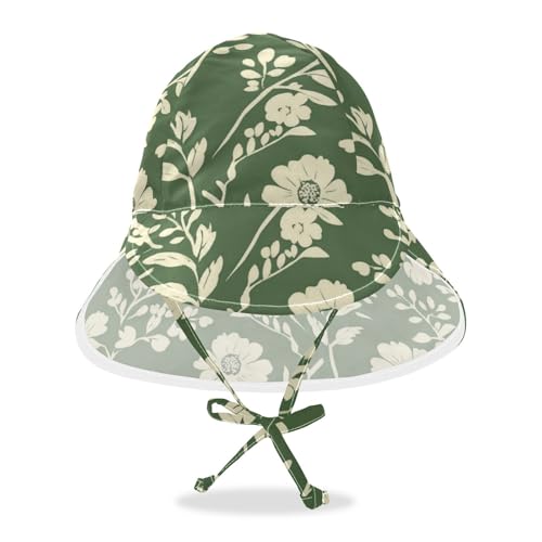 Baby Beach Hats Baby Boys' Beach Caps Toddler Girl UPF 50 Large Brim Travel Essentials