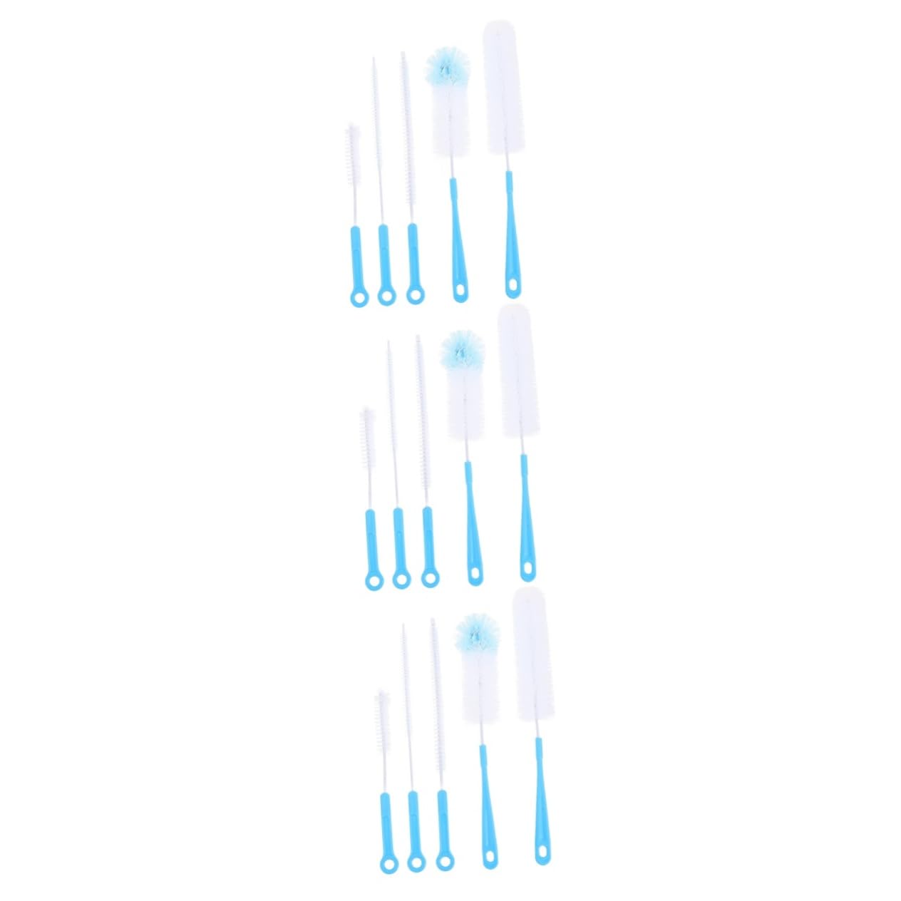 MAGICLULU Juego De 3 Cepillos para Biberones Cepillo De Limpieza para Biberones Cepillo De para Agua De Bebé Uso Doméstico 5 Unidades X 3