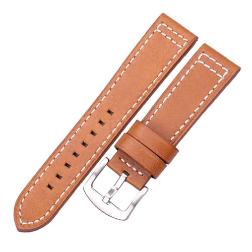 Barre à ressort à dégagement rapide sur ce bracelet de montre en cuir véritable 22 mm