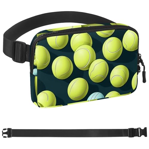 Sac banane à bandoulière de sport pour festival et voyage - Modèle multicolore décontracté