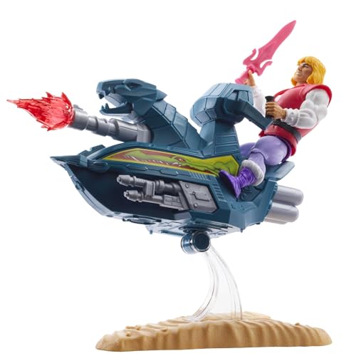 Prince Adam con Sky Sled Masters of The Universe Origins regalo de cumpleaños para niños 3