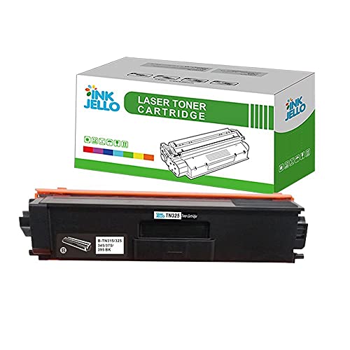 Inkjello Toner Cartridge For Printer, Compatible with Brother DCP-9055CDN DCP-9055CDW DCP-9270CDN HL-4140CN HL-4150CDN HL-4570CDW HL-4570CDWT MFC-9460CDN MFC-9465CDN MFC-9970CDW TN325B (Black)