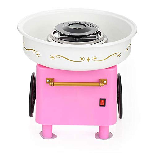 YTNP Hard and Sugar Free Aufsatz- Zuckerwatte-Hersteller, Art und Weise Mini Zuckerwattemaschine Tragbare Eibisch…