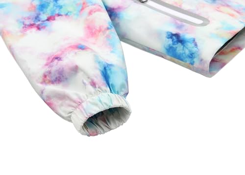 Image of Boys Girls Rain Jackets Lightweight Waterproof Hooded Raincoat Lined Windbreakers for Kids