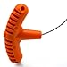 PiscatorZone 2PCS Rescue Cable Wire Hunting Fishing Hiking Camping Saw Wire Survival Chain Saw with Orange Handles Piscator Zone Outdoor Equipments