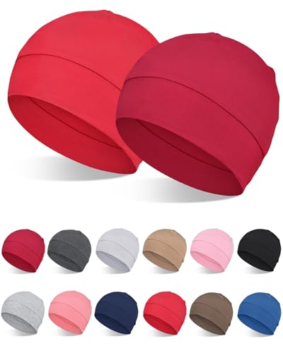FocusCare - Cancer Caps for Women Hair Loss Sleeping Beanie 100% Cotton Skull Cap