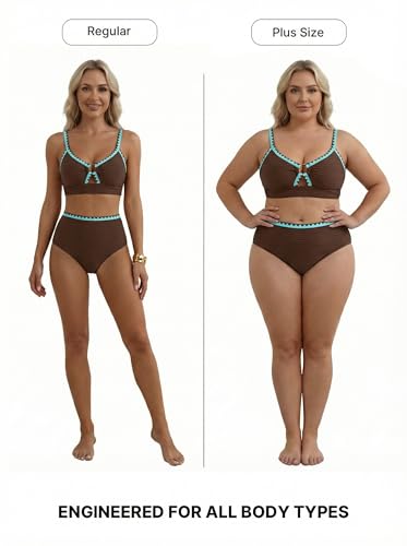 Women's Textured Bikini Sets O Ring Swimsuits Whip Stitch High Waisted Bathing Suits 2026 Summer Beach Wear - image 4