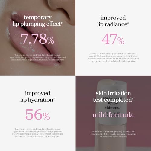 Image of NOONI Applepeony Lip Oil Shimmer - Plumping Clear Glossy Lip Oil