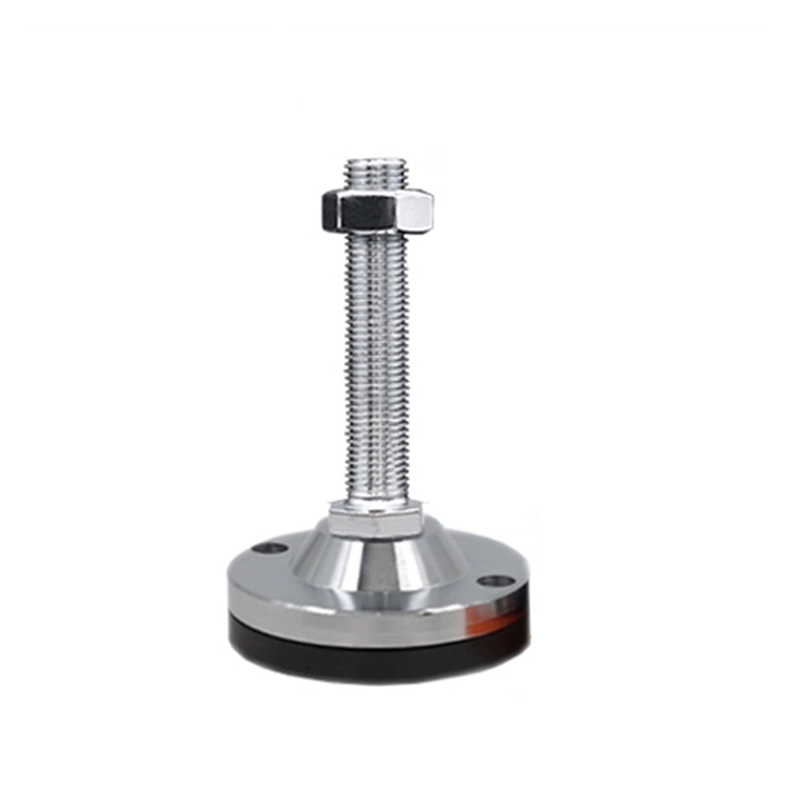 pie de mesa ajustable de acero roscado, 2 pies niveladores for muebles pesados, diámetro de tornillo de 18 mm, nivel de pata de mueble ajustable de 22 mm, adecuado for mesa, silla, gabinete, soporte d