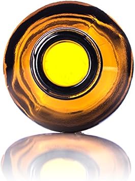 Amber Glass Bottles with Eye Droppers (2 oz, 2 pk) For Essential Oils, Colognes & Perfumes, Blank Labels Included
