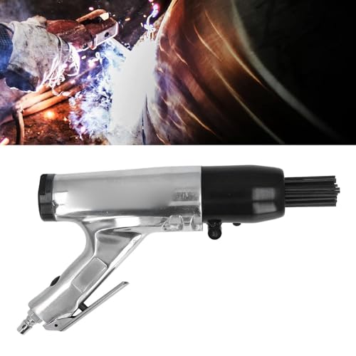 ZenithAur Air Needle Scaler with 28 Alloy Steel Needles 3500bpm and 1/4in Air Inlet a Pneumatic Surface Prep Tool for Weld Slag and Paint Removal