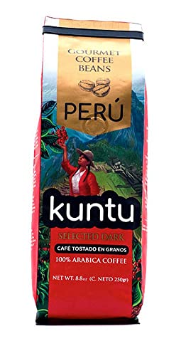 Maras Gourmet Kuntu Café en Grano Tostado Oscuro 250 g miniatura 1