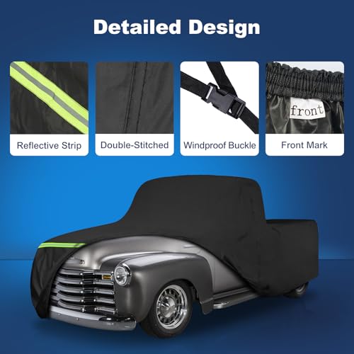 Image of QUNSUNUS Car Cover for Chevy 3100 1946-1957 Waterproof with Cotton Lining